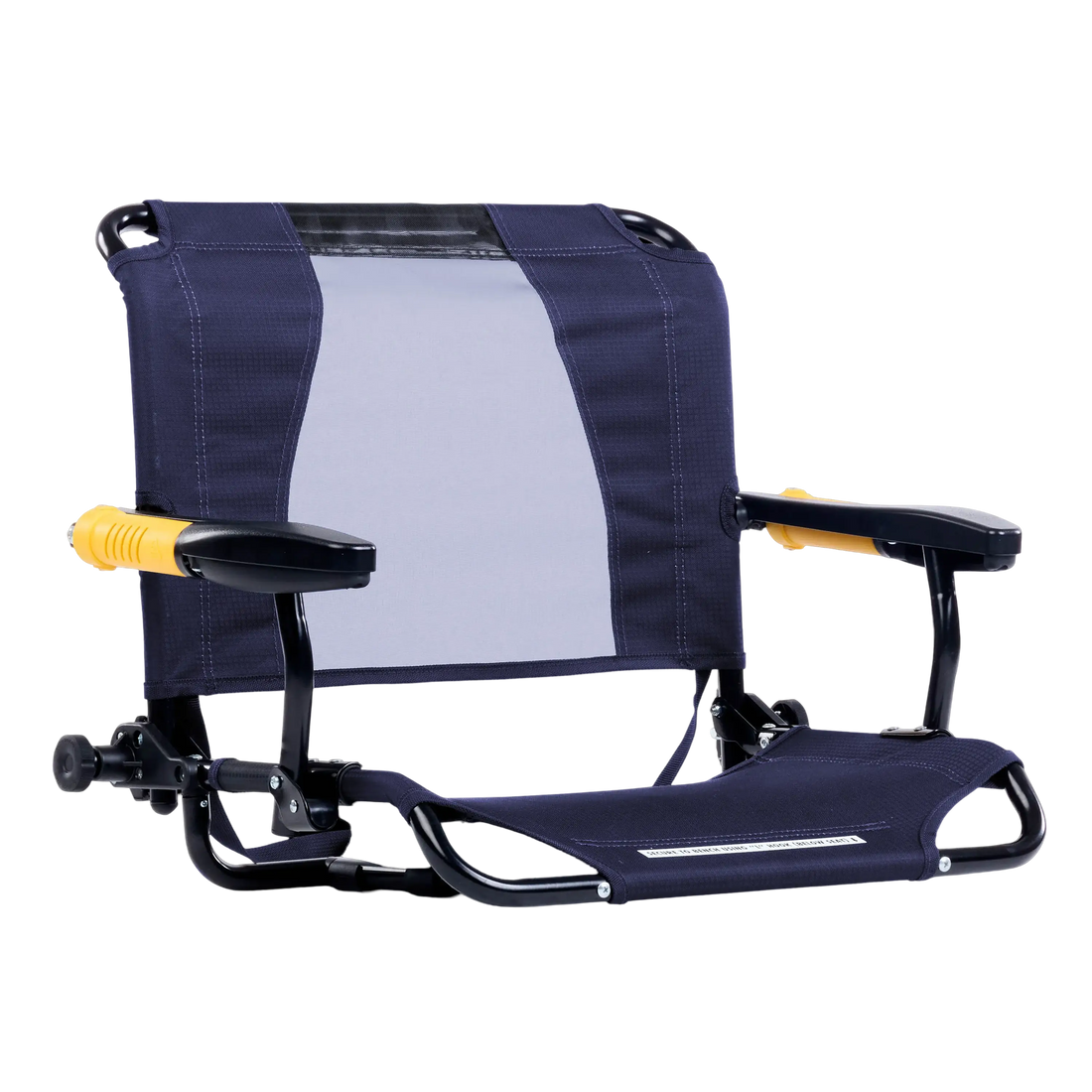 Luxury Camp Stadium Rock-Cliner - Choice 540 - RoadTrip Rocker Smooth Motion Camp Chair - Rich Blue