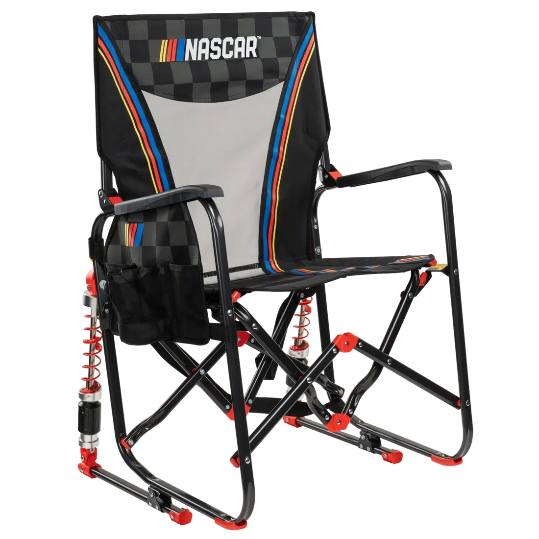 Smooth Motion Adjustable Rocker - NASCAR - Choice 899 - Heavy-Duty Kickback Rocker with Beverage Holder - Default Title