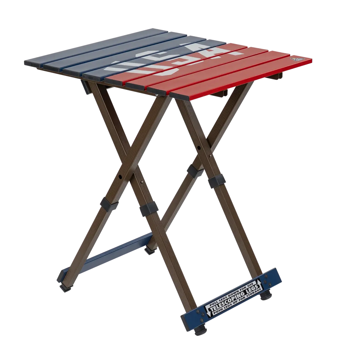 Portable Staging Compact Camp Table 20 - USA Anniversary Deluxe - Choice 757 - Master Outdoor Kitchen Station for Tailgating & BBQ - Default Title