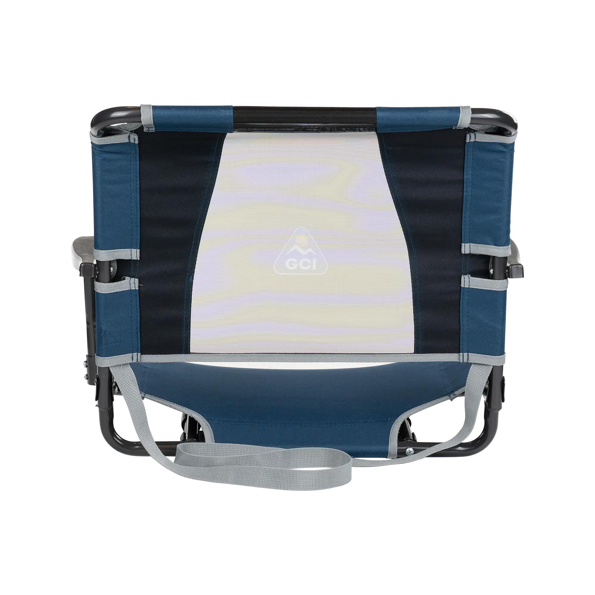 Ultra-Lightweight Big Comfort Stadium Chair with Armrests - Choice 465 - Lightweight Folding Bleacher Chair with Cushioning Detail