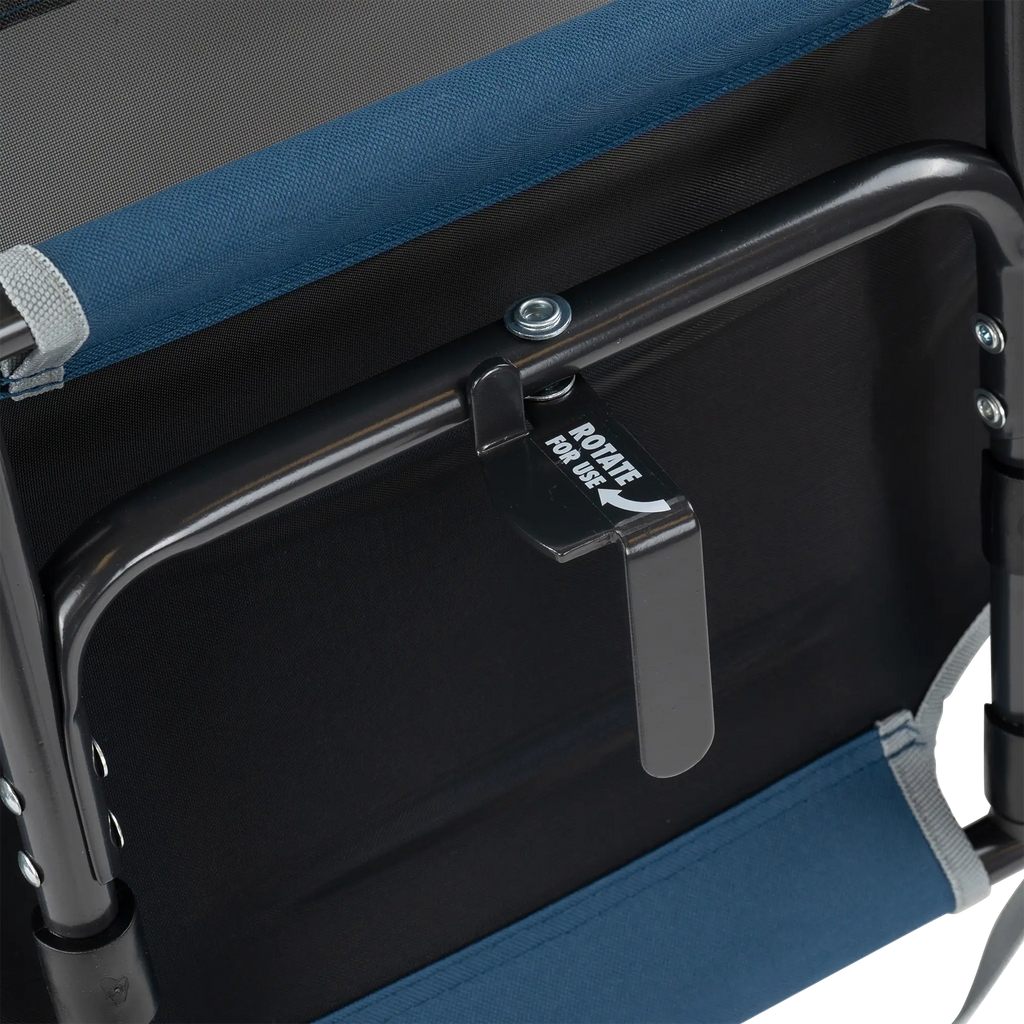 Ultra-Lightweight Big Comfort Stadium Chair with Armrests - Choice 465 - Lightweight Folding Bleacher Chair with Cushioning Detail
