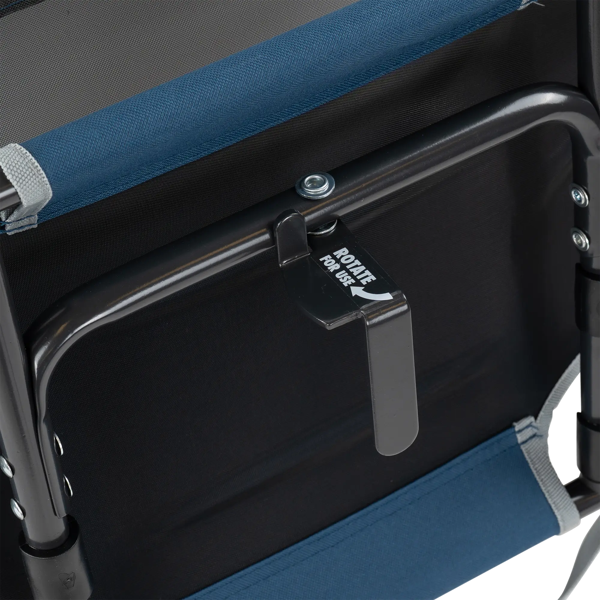 Ultra-Lightweight Big Comfort Stadium Chair with Armrests - Choice 465 - Lightweight Folding Bleacher Chair with Cushioning Detail