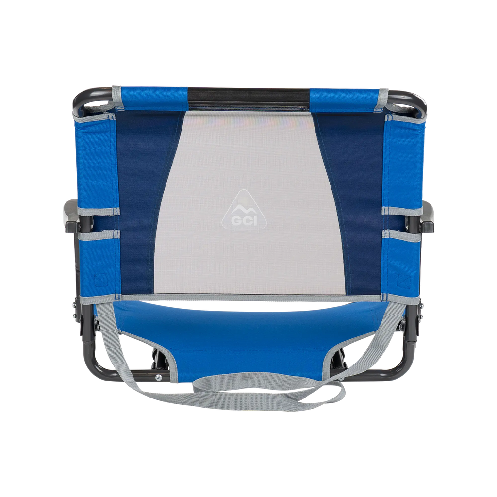 Ultra-Lightweight Big Comfort Stadium Chair with Armrests - Choice 465 - Lightweight Folding Bleacher Chair with Cushioning Detail