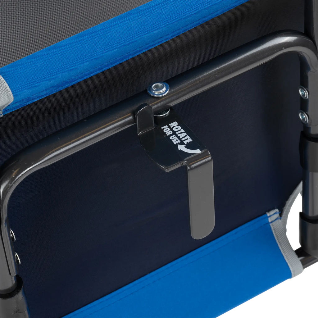 Ultra-Lightweight Big Comfort Stadium Chair with Armrests - Choice 465 - Lightweight Folding Bleacher Chair with Cushioning Detail