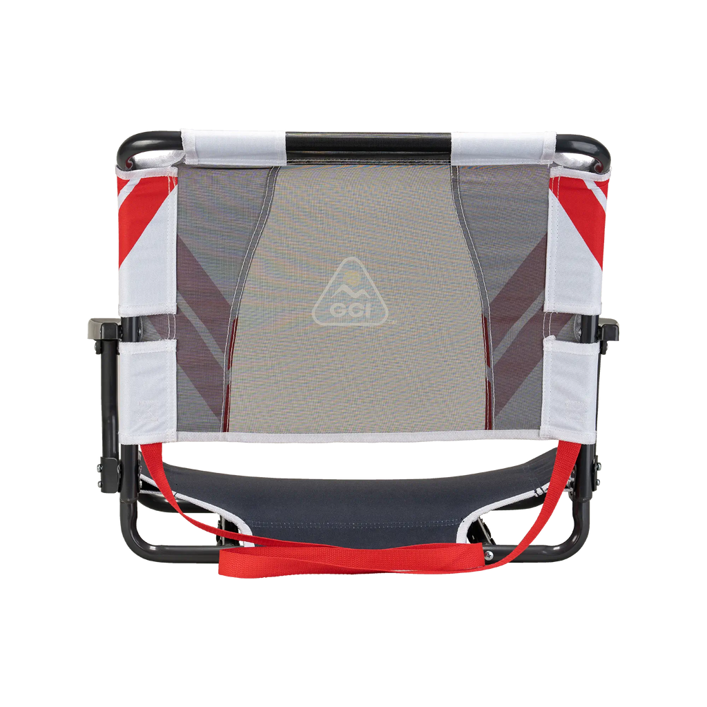 Ultra-Lightweight Big Comfort Stadium Chair with Armrests - Choice 465 - Lightweight Folding Bleacher Chair with Cushioning Detail