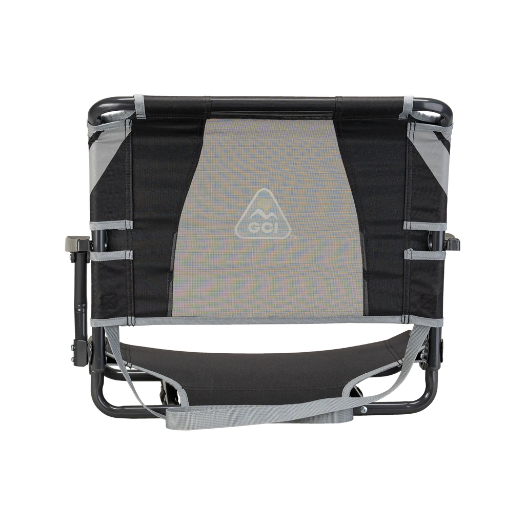 Ultra-Lightweight Big Comfort Stadium Chair with Armrests - Choice 465 - Lightweight Folding Bleacher Chair with Cushioning Detail