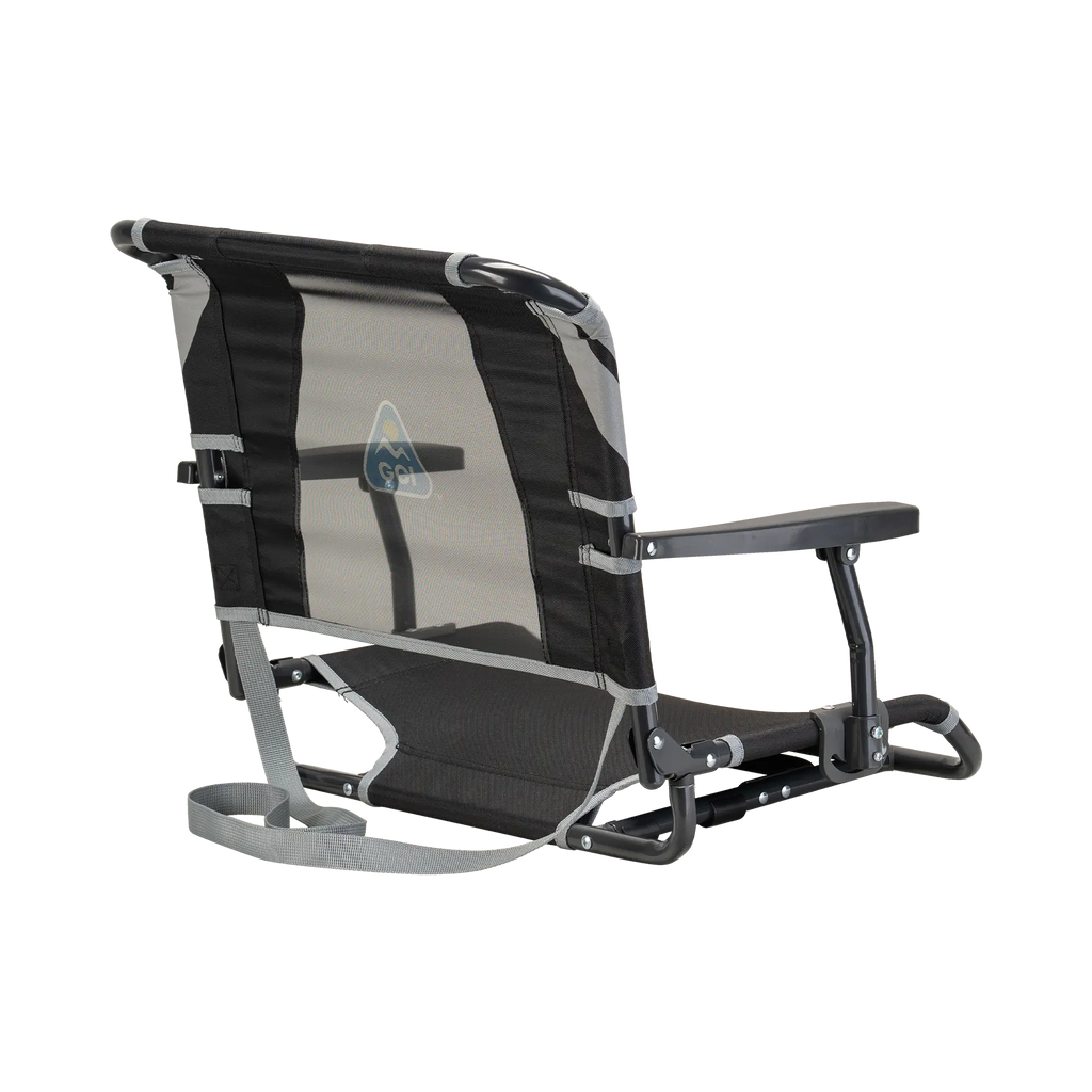 Ultra-Lightweight Big Comfort Stadium Chair with Armrests - Choice 465 - Lightweight Folding Bleacher Chair with Cushioning Detail