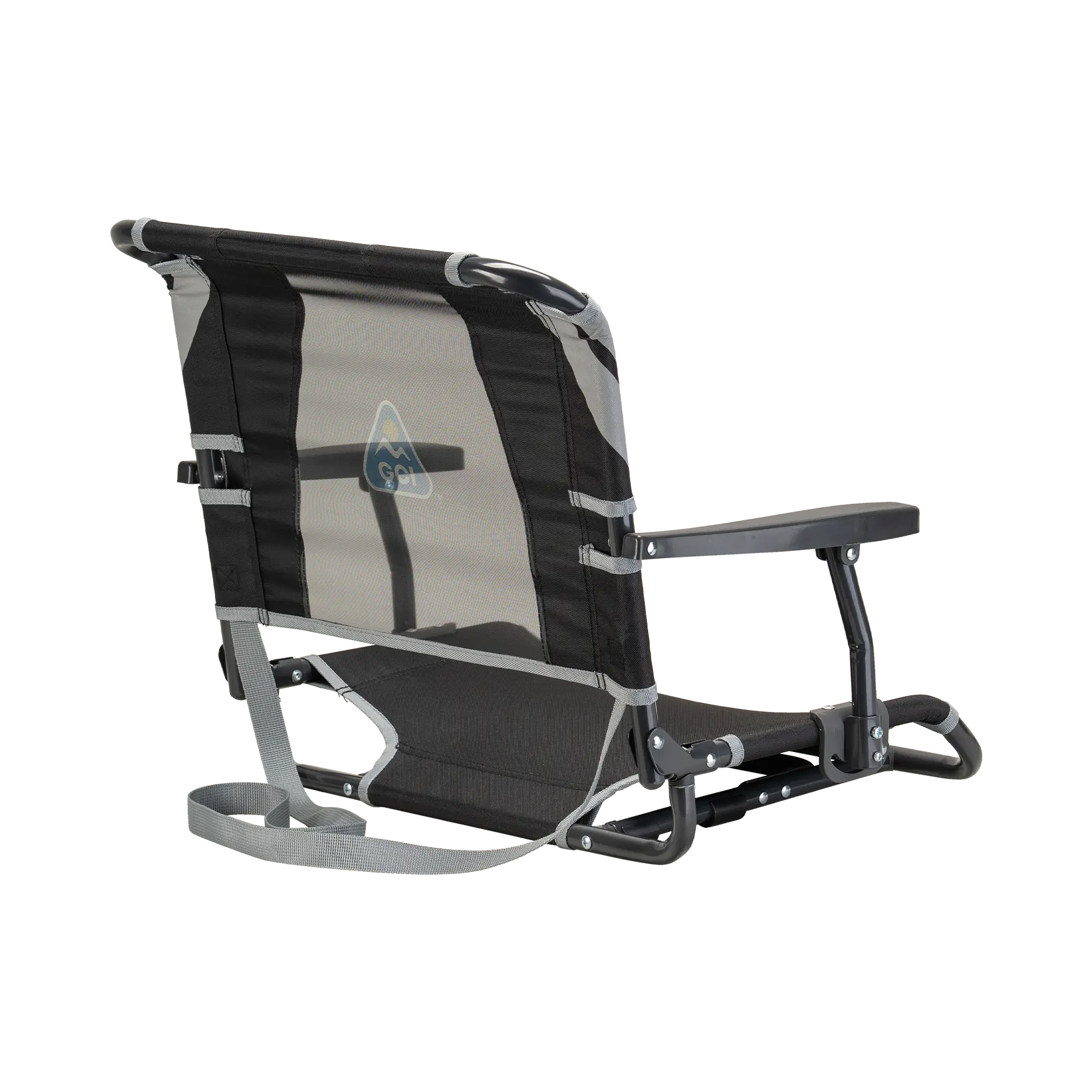 Ultra-Lightweight Big Comfort Stadium Chair with Armrests - Choice 465 - Lightweight Folding Bleacher Chair with Cushioning Detail