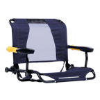 Luxury Camp Stadium Rock-Cliner - Choice 540 - RoadTrip Rocker Smooth Motion Camp Chair - Rich Blue