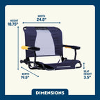 Luxury Camp Stadium Rock-Cliner - Choice 540 - RoadTrip Rocker Smooth Motion Camp Chair Detail