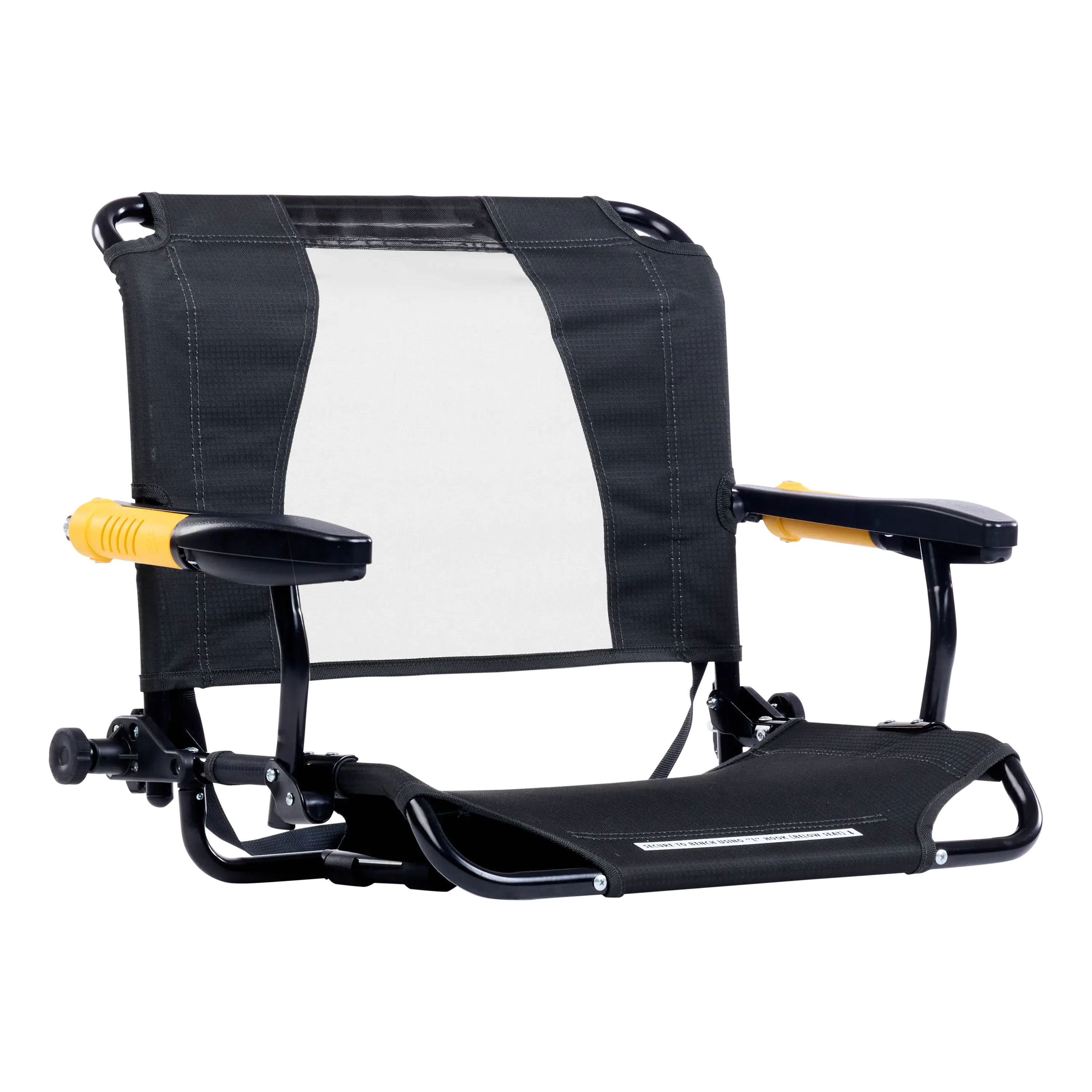 Luxury Camp Stadium Rock-Cliner - Choice 540 - RoadTrip Rocker Smooth Motion Camp Chair - Dark Charcoal