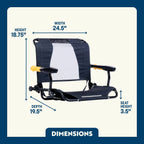 Luxury Camp Stadium Rock-Cliner - Choice 540 - RoadTrip Rocker Smooth Motion Camp Chair Detail