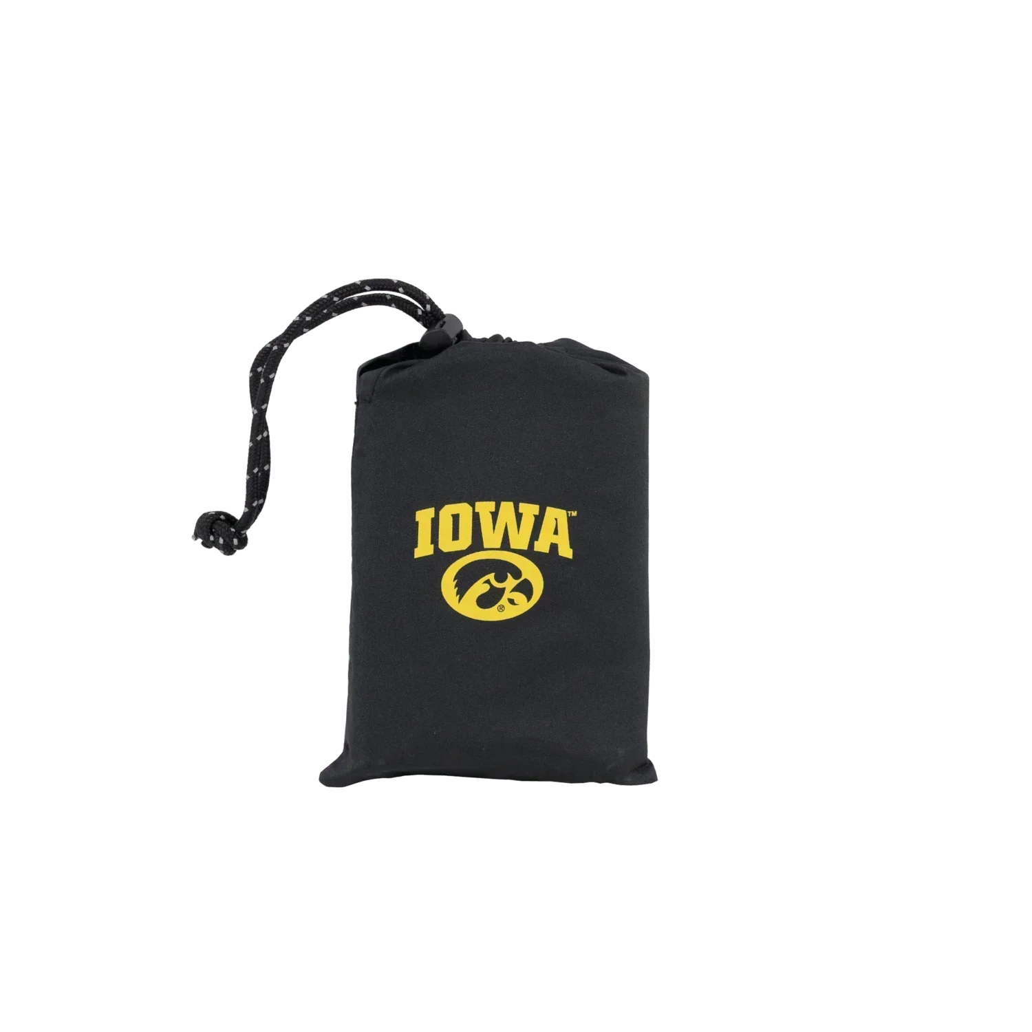 Secure-Hook College V Seat Inflatable Stadium Cushion - Iowa Hawkeyes - Choice 157 - Lightweight Folding Bleacher Chair with Cushioning Detail