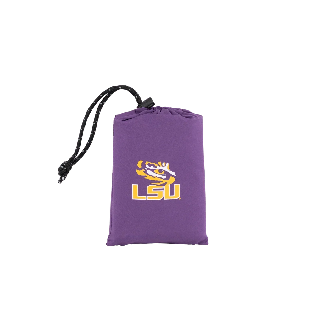 Secure-Hook College V Seat Inflatable Stadium Cushion - LSU Tigers - Choice 762 - Ergonomic Portable Stadium Seat for Sports Events Detail