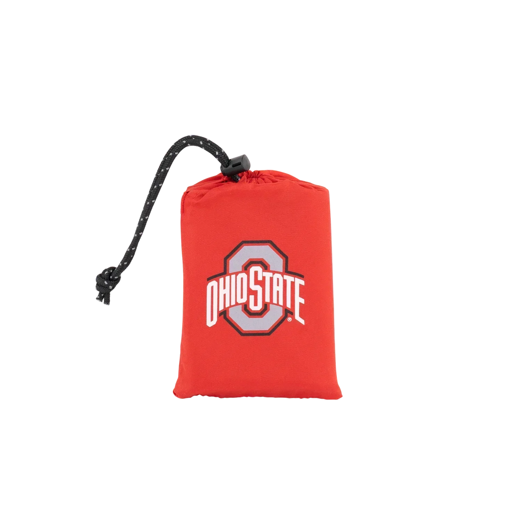 Ultra-Lightweight College V Seat Inflatable Stadium Cushion - Ohio State Buckeyes - Choice 778 - Bleacher-Friendly Stadium Chair with Back Support Detail