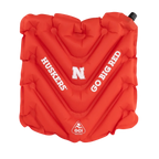 Bleacher-Friendly College V Seat Inflatable Stadium Cushion - Nebraska Cornhuskers - Choice 277 - Lightweight Folding Bleacher Chair with Cushioning - Default Title