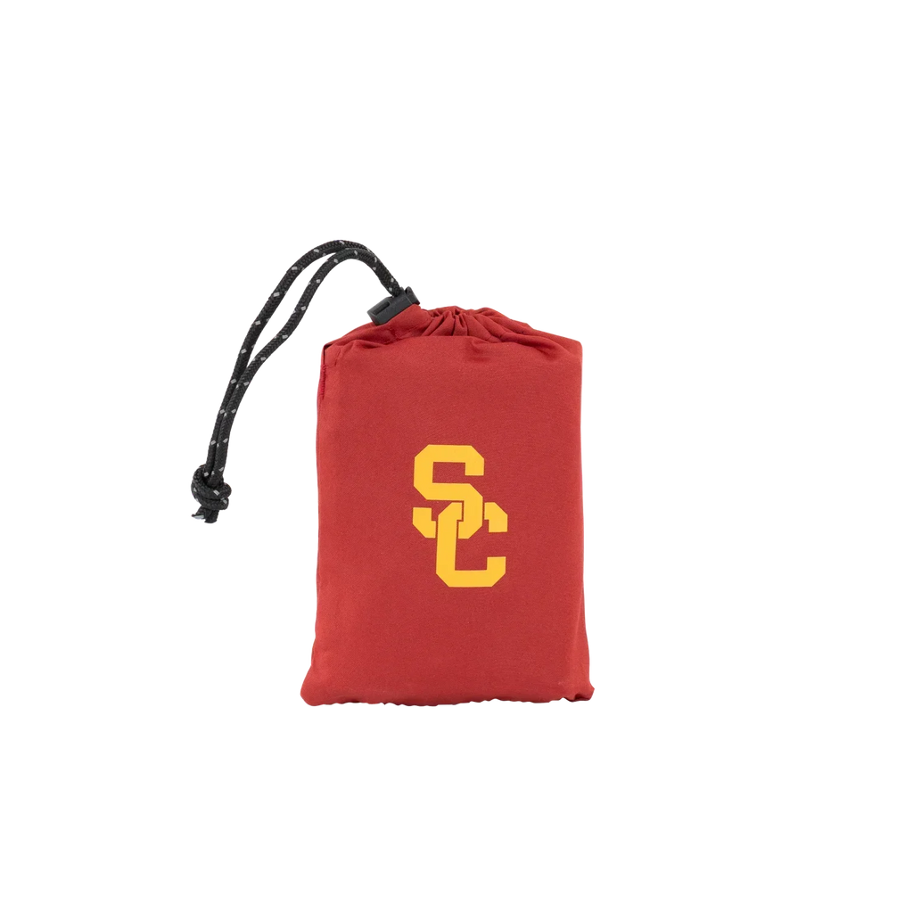 Ultra-Lightweight College V Seat Inflatable Stadium Cushion - USC Trojans - Choice 523 - Bleacher-Friendly Stadium Chair with Back Support Detail