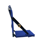 Compact Cushion BleacherBack - Choice 696 - Ergonomic Portable Stadium Seat for Sports Events Detail