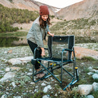 Patented Spring-Action Freestyle Rocker - Choice 711 - Patented Spring-Action Rocking Chair for Camping Detail