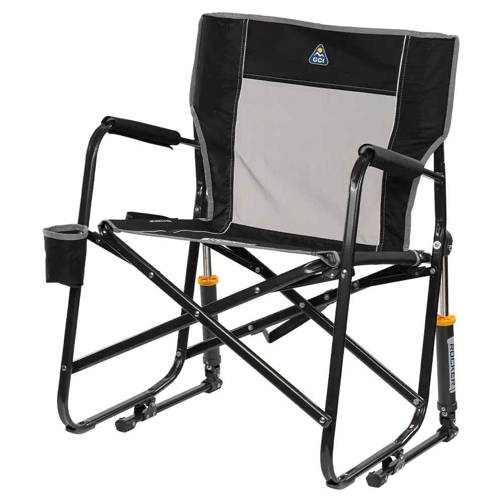 Patented Spring-Action Freestyle Rocker - Choice 711 - Patented Spring-Action Rocking Chair for Camping Detail
