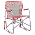 Patented Spring-Action Freestyle Rocker - Choice 711 - Patented Spring-Action Rocking Chair for Camping - Pink Sundress