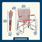 Patented Spring-Action Freestyle Rocker - Choice 711 - Patented Spring-Action Rocking Chair for Camping Detail