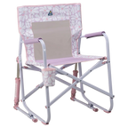 Patented Spring-Action Freestyle Rocker - Choice 711 - Patented Spring-Action Rocking Chair for Camping - Pink/Purple