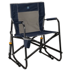 Patented Spring-Action Freestyle Rocker - Choice 711 - Patented Spring-Action Rocking Chair for Camping - Indigo