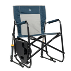 Premium All-Weather Freestyle Rocker with Side Table - Choice 853 - Freestyle Rocker Portable Outdoor Folding Chair Detail