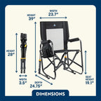 Patented Spring-Action Stowaway Rocker - Choice 794 - Patented Spring-Action Rocking Chair for Camping Detail