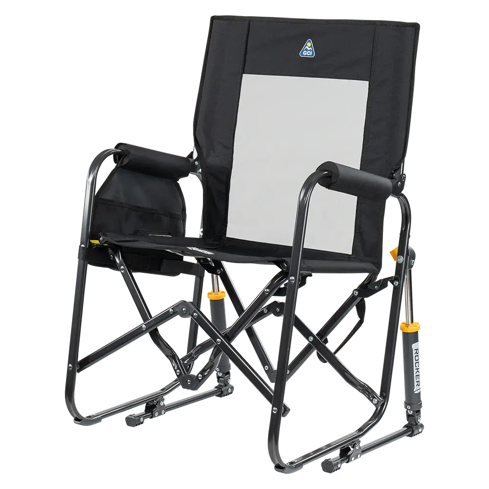 Patented Spring-Action Stowaway Rocker - Choice 794 - Patented Spring-Action Rocking Chair for Camping Detail