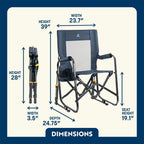 Patented Spring-Action Stowaway Rocker - Choice 794 - Patented Spring-Action Rocking Chair for Camping Detail