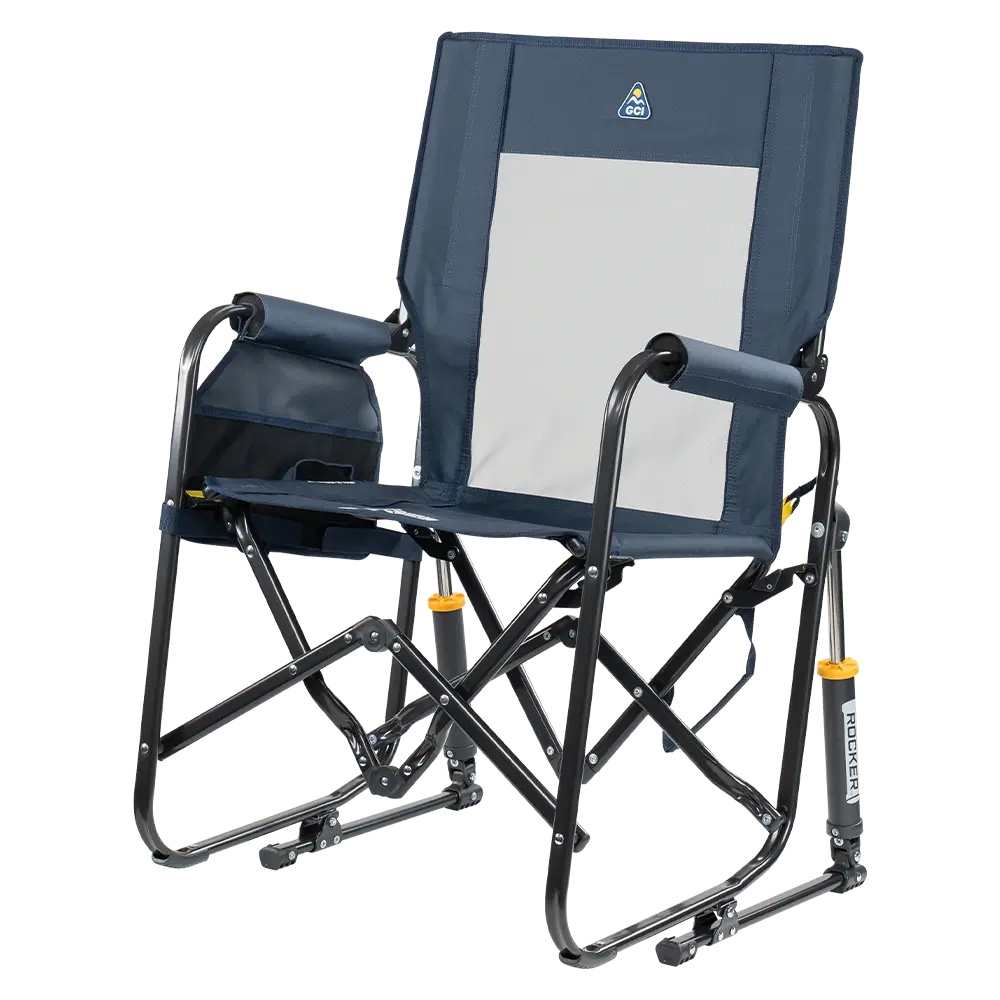 Patented Spring-Action Stowaway Rocker - Choice 794 - Patented Spring-Action Rocking Chair for Camping Detail