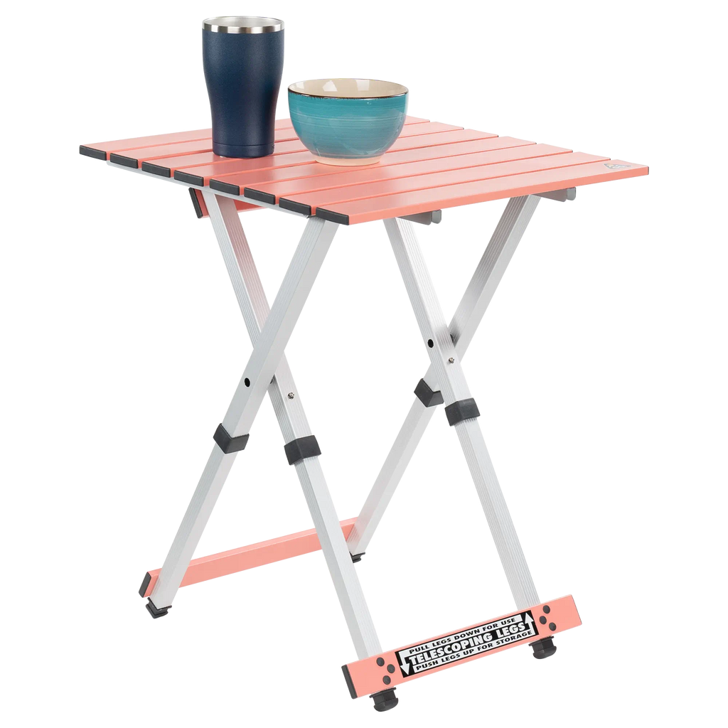 Multi-Functional Cook Compact Camp Table 20 - Choice 513 - Slim-Fold Outdoor Cook Station with Storage Shelves Detail