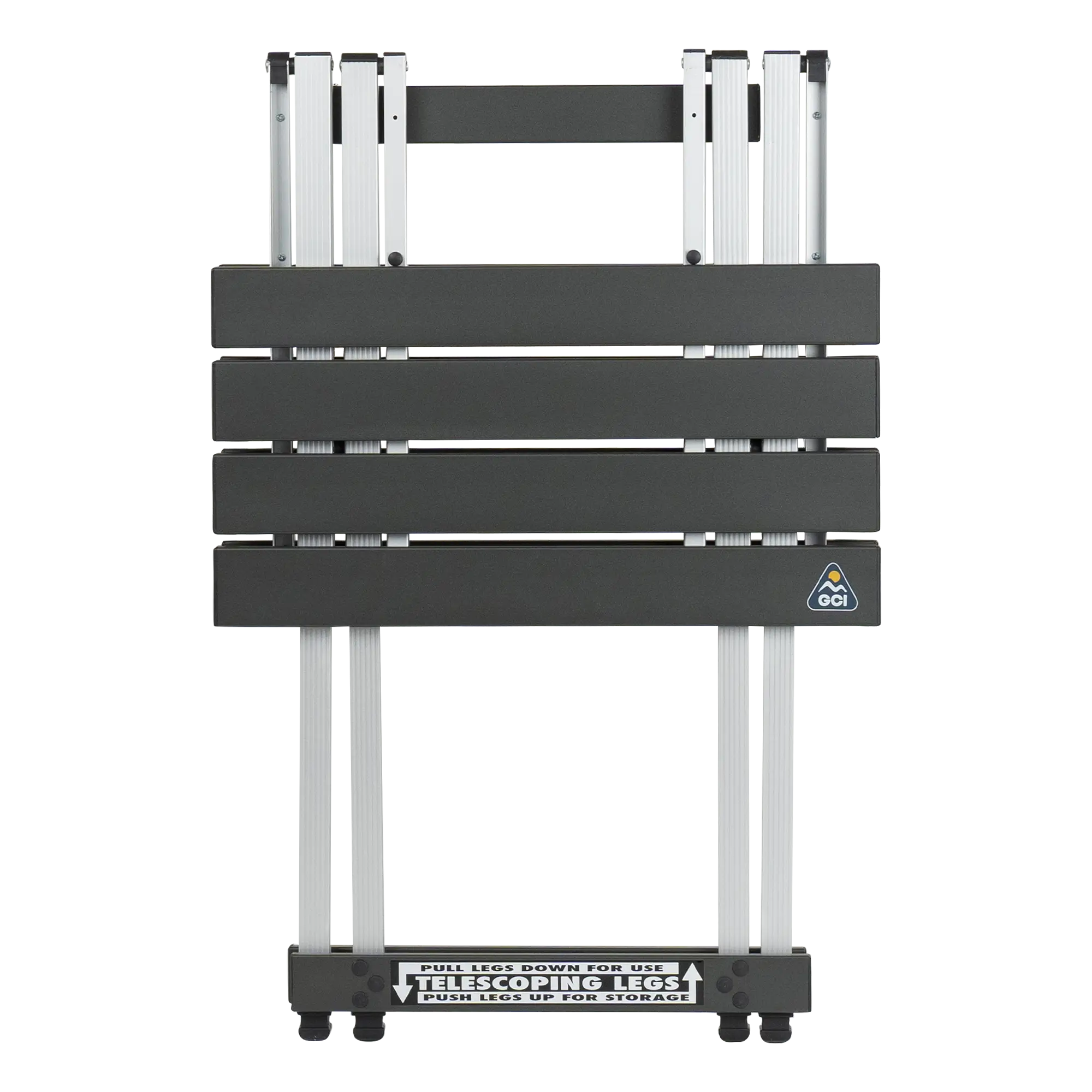 Multi-Functional Cook Compact Camp Table 20 - Choice 513 - Slim-Fold Outdoor Cook Station with Storage Shelves Detail