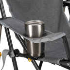 Luxury Camp Kickback Rocker - Choice 345 - Freestyle Rocker Portable Outdoor Folding Chair Detail