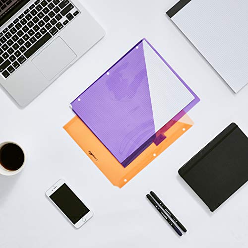 Eco-Friendly Basics Tab Dividers for 3 Ring Binder, Two Pocket, Essentials