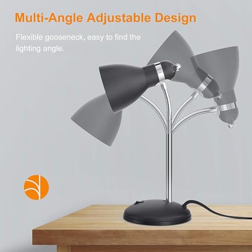 exclusive LEPOWER Metal Desk Lamp, Eye-Caring Table Lamp, Study Essentials