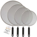 Classic U.S. Kitchen Supply 4-Piece Stainless Steel Splatter Guard Set (13", for Daily Use