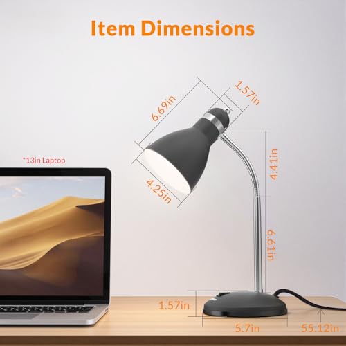 exclusive LEPOWER Metal Desk Lamp, Eye-Caring Table Lamp, Study Essentials