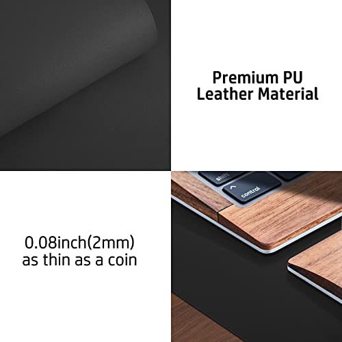 Eco-Friendly Aothia Non-Slip Waterproof PU Leather Desk Pad Protector for Mouse, Collection