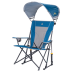 Patented Spring-Action SunShade Rocker - Choice 550 - Heavy-Duty Kickback Rocker with Beverage Holder Detail