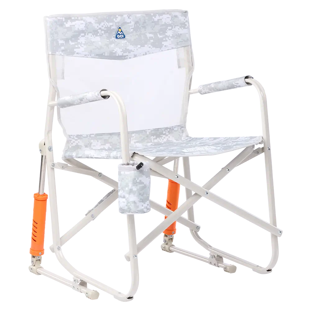 Heavy-Duty Freestyle Freestyle Rocker Elite - Choice 460 - RoadTrip Rocker Smooth Motion Camp Chair - Snow Camo
