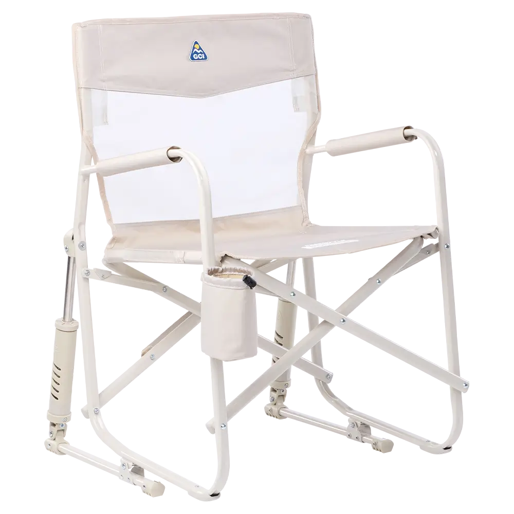 Heavy-Duty Freestyle Freestyle Rocker Elite - Choice 460 - RoadTrip Rocker Smooth Motion Camp Chair - Soft Neutral