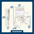 Heavy-Duty Freestyle Freestyle Rocker Elite - Choice 460 - RoadTrip Rocker Smooth Motion Camp Chair Detail