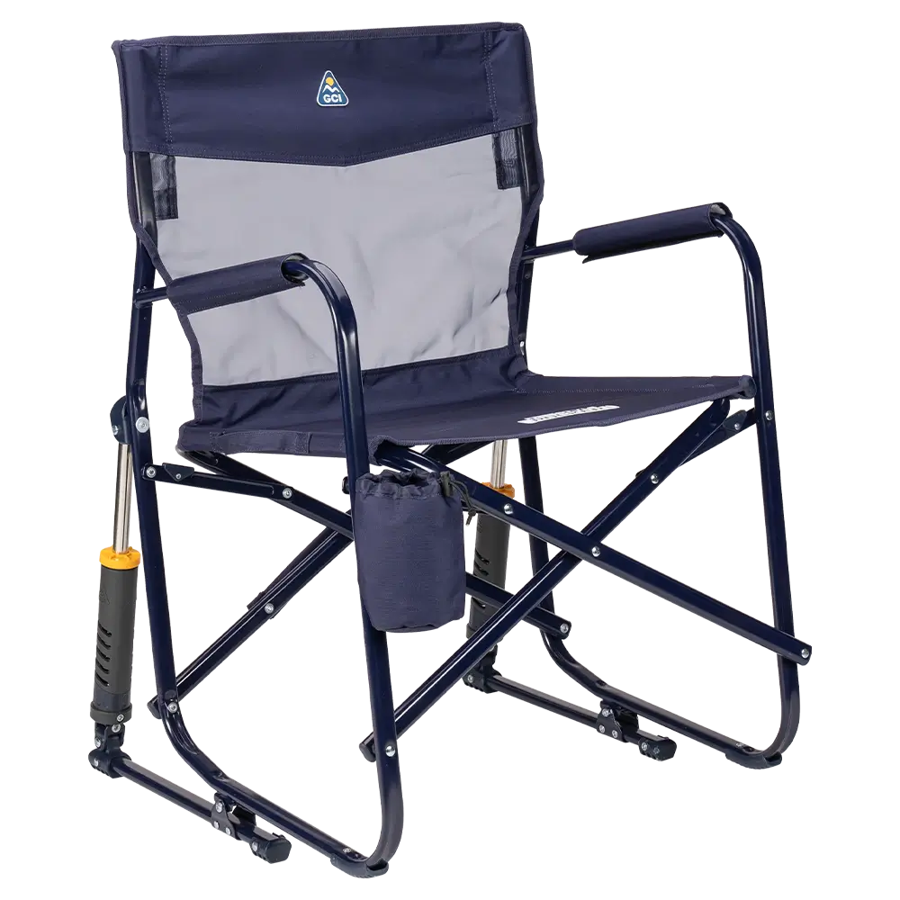 Heavy-Duty Freestyle Freestyle Rocker Elite - Choice 460 - RoadTrip Rocker Smooth Motion Camp Chair - Rich Blue
