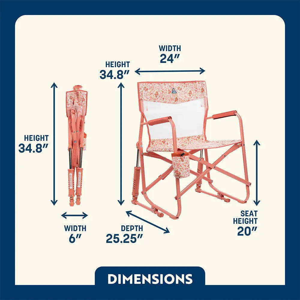 Heavy-Duty Freestyle Freestyle Rocker Elite - Choice 460 - RoadTrip Rocker Smooth Motion Camp Chair Detail