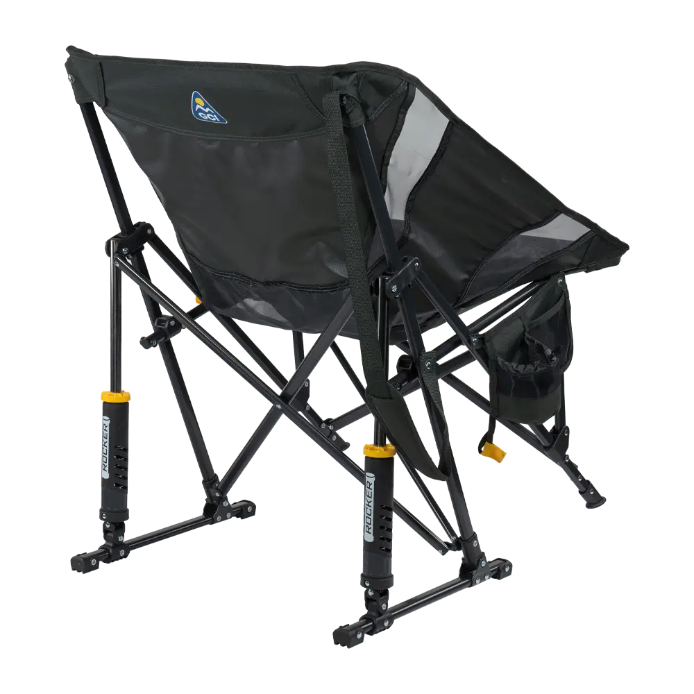 Patented Spring-Action Pod Rocker Elite - Choice 832 - Freestyle Rocker Portable Outdoor Folding Chair Detail