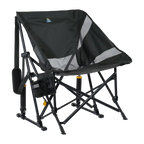 Patented Spring-Action Pod Rocker Elite - Choice 832 - Freestyle Rocker Portable Outdoor Folding Chair - Dark Charcoal