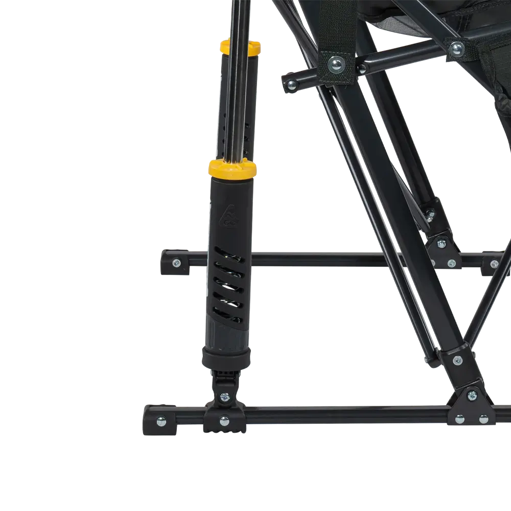 Patented Spring-Action Pod Rocker Elite - Choice 832 - Freestyle Rocker Portable Outdoor Folding Chair Detail